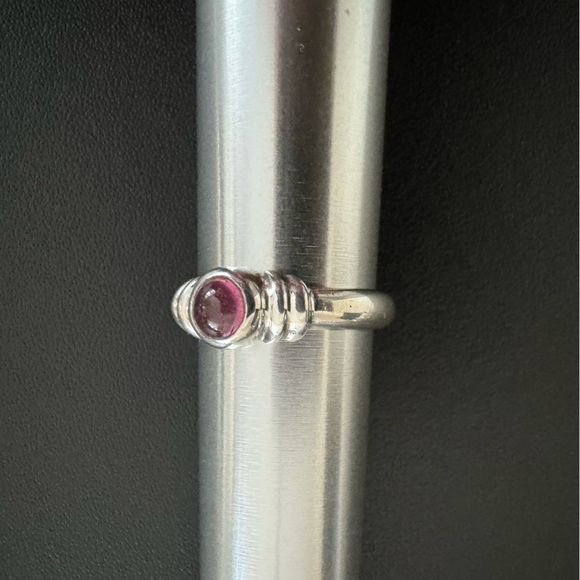 Sterling Silver Pink Tourmaline Ring - Picture 8 of 9